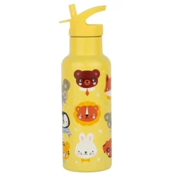 A Little Lovely Company Alex Water Bottle XL animal friends
