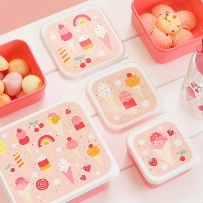 A Little Lovely Company Charlie Lunch & Snack Box ice-cream