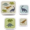 A Little Lovely Company Charlie Lunch & Snack Box dinosaurs