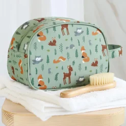 A Little Lovely Company Jules Toiletry Bag forest friends