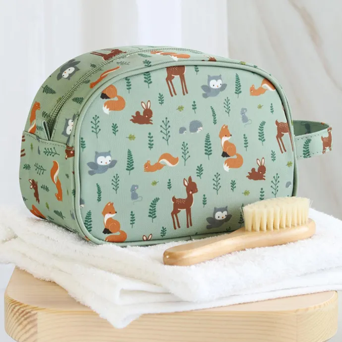 A Little Lovely Company Jules Toiletry Bag forest friends