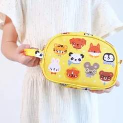 A Little Lovely Company Jules Toiletry Bag animal friends
