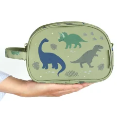 A Little Lovely Company Jules Toiletry Bag dinosaurs