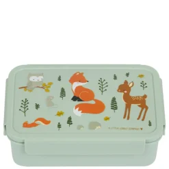 A Little Lovely Company Robin Bento Lunchbox forest friends