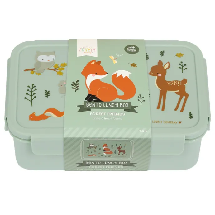 A Little Lovely Company Robin Bento Lunchbox forest friends