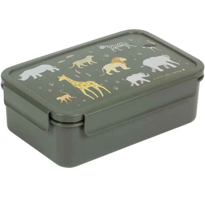 A Little Lovely Company Robin Bento Lunchbox savanna