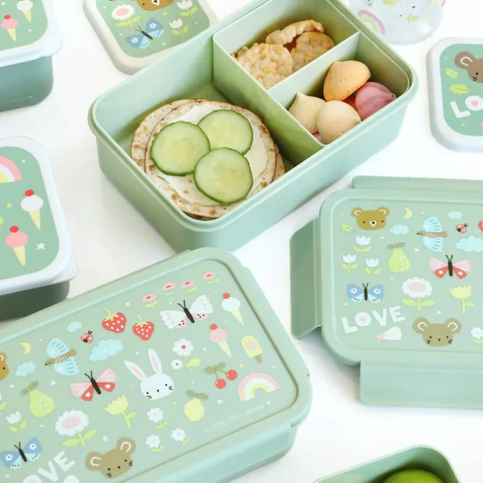 A Little Lovely Company Robin Bento Lunchbox joy