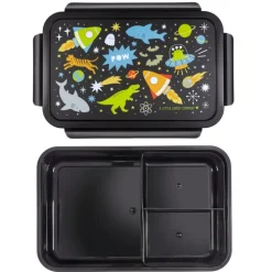 A Little Lovely Company Robin Bento Lunchbox galaxy