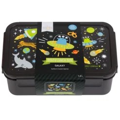A Little Lovely Company Robin Bento Lunchbox galaxy