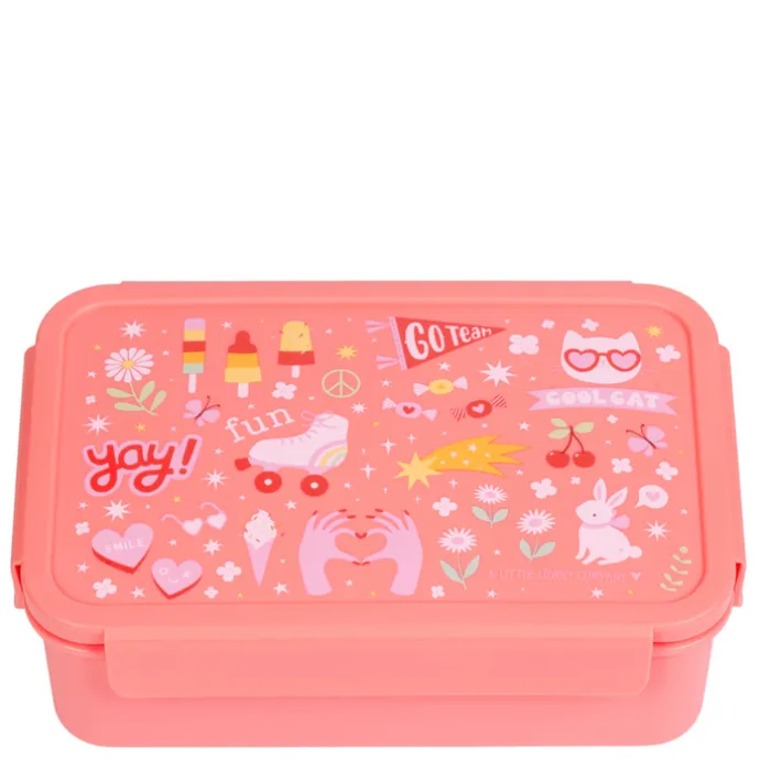 A Little Lovely Company Robin Bento Lunchbox fun