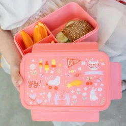 A Little Lovely Company Robin Bento Lunchbox fun