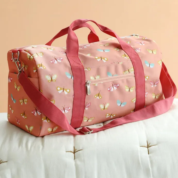 A Little Lovely Company Sam Weekendbag butterflies