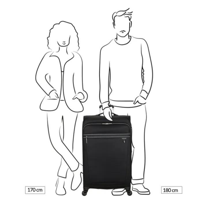American Tourister Aerospin Spinner L Exp indigo