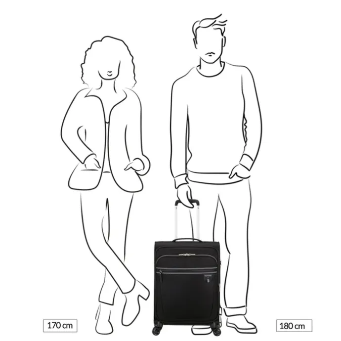 American Tourister Aerospin Spinner S Exp stone basalt