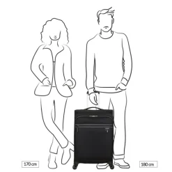 American Tourister Aerospin Spinner M Exp black