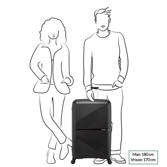 American Tourister Airconic Spinner 77 midnight navy