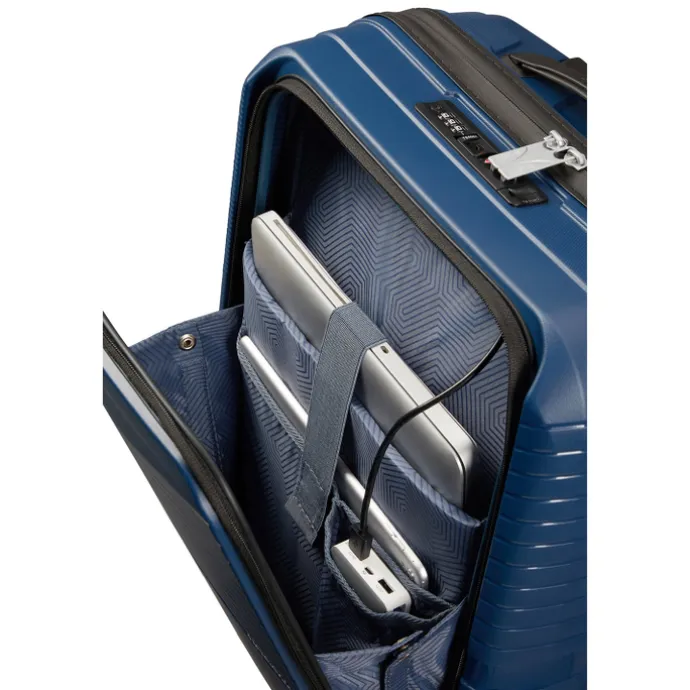 American Tourister Airconic Spinner 55 Neon Frontloader 15.6'' midnight navy