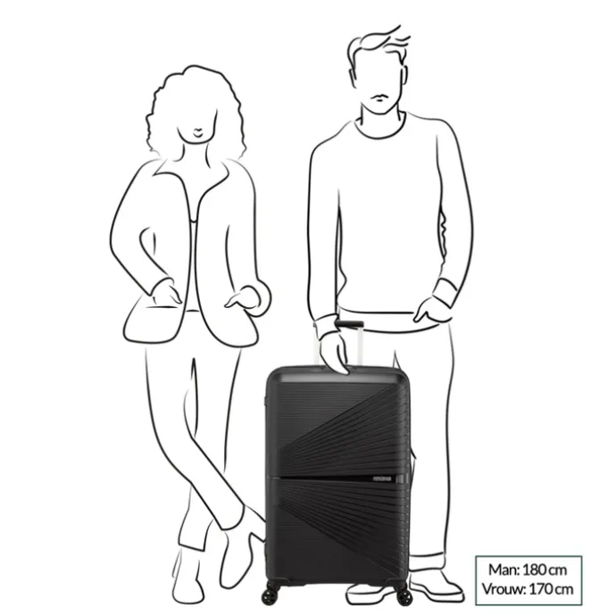 American Tourister Airconic Spinner 77 deep ocean
