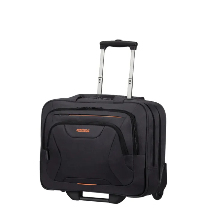 American Tourister At Work Rolling Tote 15.6" black/orange