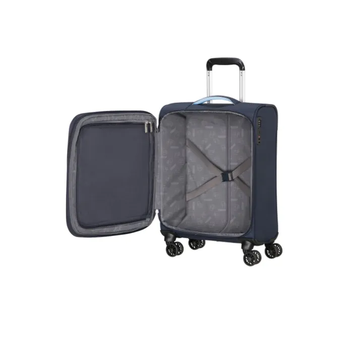 American Tourister Cloudrider Spinner S Expandable TSA sky navy