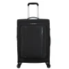 American Tourister Cloudrider  Spinner M Expandable TSA jet black