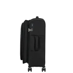 American Tourister Cloudrider  Spinner M Expandable TSA jet black