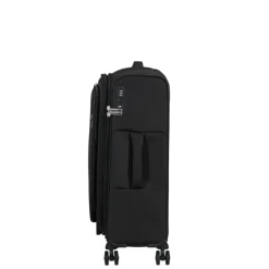 American Tourister Cloudrider  Spinner M Expandable TSA jet black