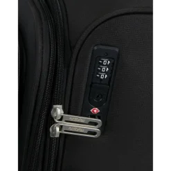 American Tourister Cloudrider  Spinner M Expandable TSA jet black