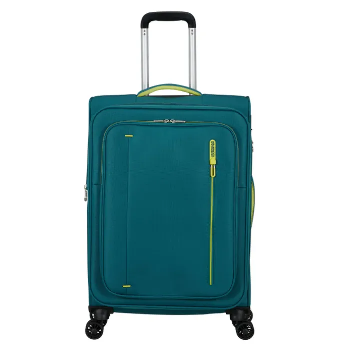 American Tourister Cloudrider Spinner M Expandable TSA misty teal