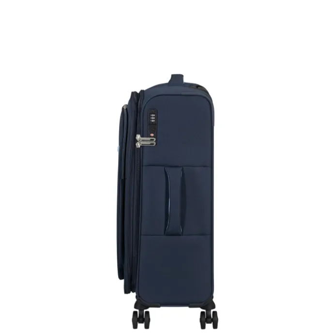 American Tourister Cloudrider Spinner M Expandable TSA sky navy