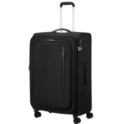 American Tourister Cloudrider Spinner L Expandable TSA jet black