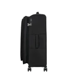 American Tourister Cloudrider Spinner L Expandable TSA jet black