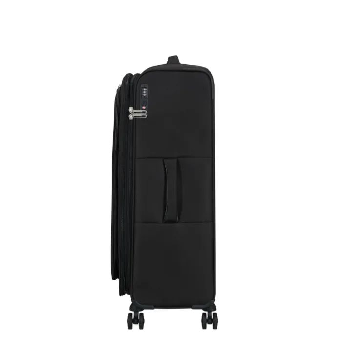American Tourister Cloudrider Spinner L Expandable TSA jet black