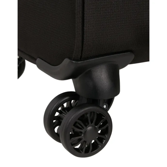American Tourister Cloudrider Spinner S Expandable TSA jet black