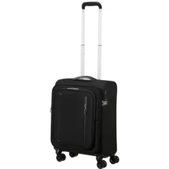 American Tourister Cloudrider Spinner S Expandable TSA jet black