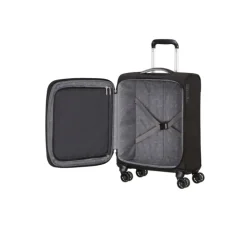 American Tourister Cloudrider Spinner S Expandable TSA jet black
