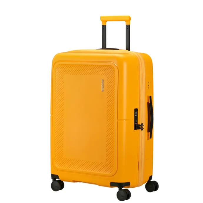 American Tourister Dashpop Spinner 67 Exp golden yellow