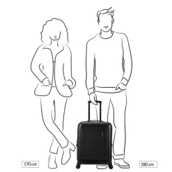 American Tourister Dashpop Spinner 55 Exp true black