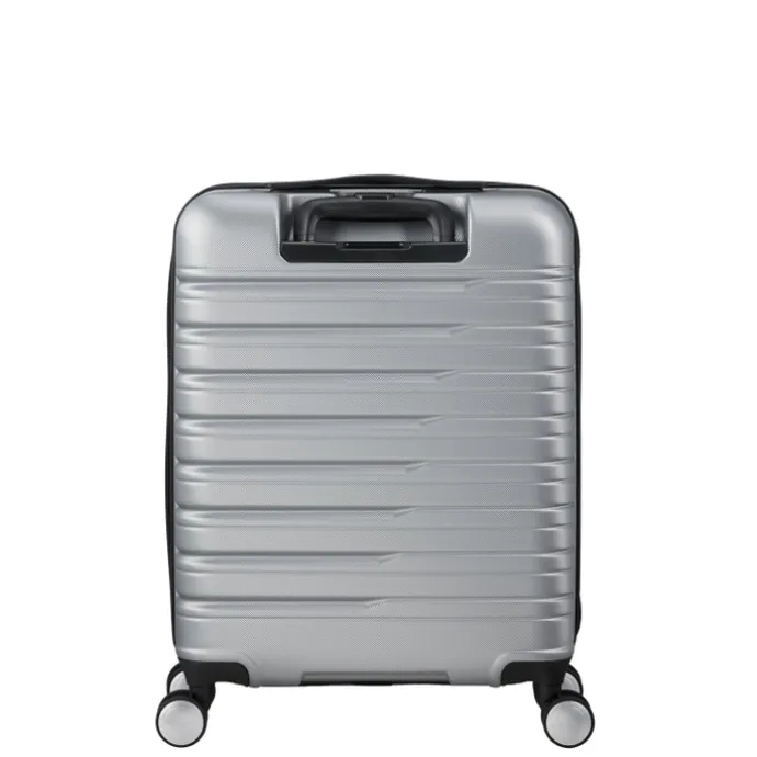 American Tourister Flashline Spin. 55/20 Frontloader Cabin Trolley sky silver