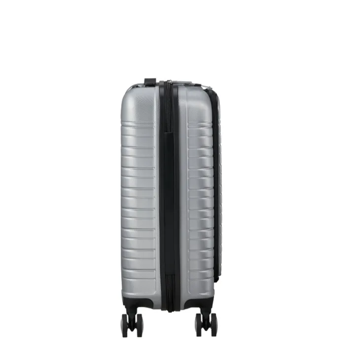 American Tourister Flashline Spin. 55/20 Frontloader Cabin Trolley sky silver