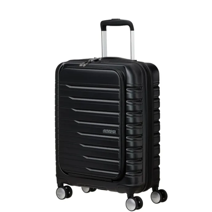 American Tourister Flashline Spin. 55/20 Frontloader Cabin Trolley shadow black