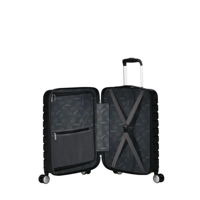 American Tourister Flashline Spin. 55/20 Frontloader Cabin Trolley shadow black