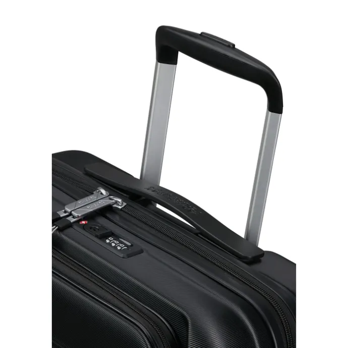 American Tourister Flashline Spin. 55/20 Frontloader Cabin Trolley shadow black