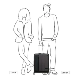 American Tourister Hello Cabin Spinner 55 EXP grey melange