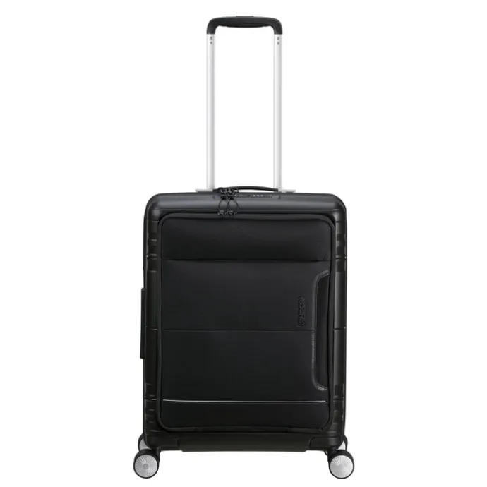 American Tourister Hello Cabin Spinner 55 EXP onyx black