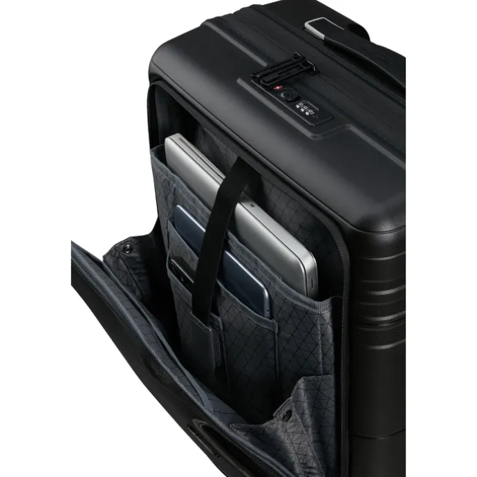 American Tourister Hello Cabin Spinner 55 EXP onyx black