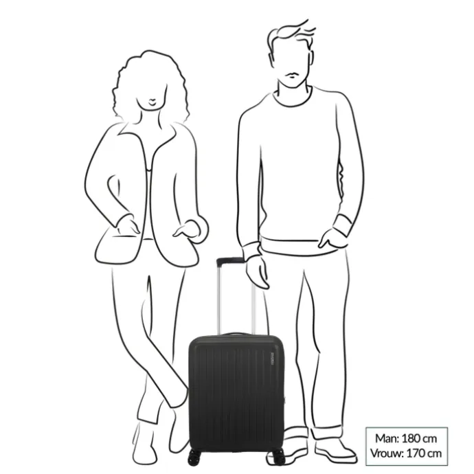 American Tourister Rejoy Spinner 55/20 TSA navy blue