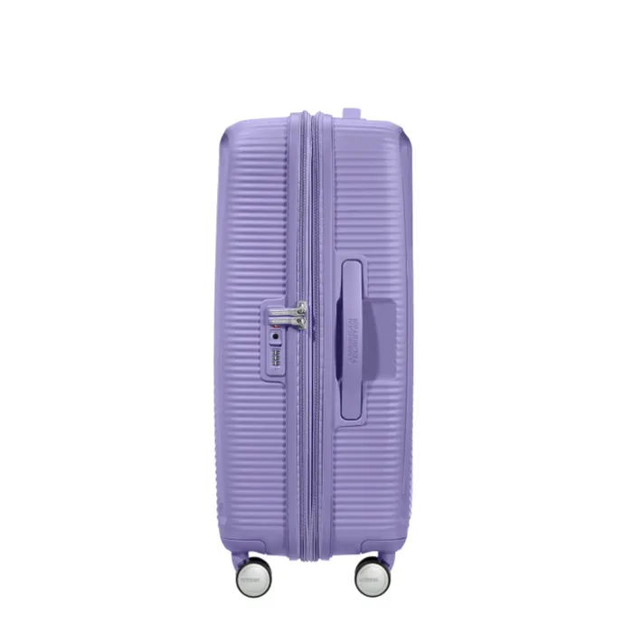 American Tourister Soundbox Spinner 67 Expandable lavender