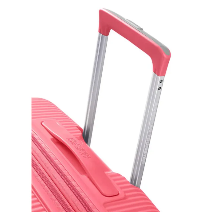 American Tourister Soundbox Spinner 67 Expandable sun kissed coral