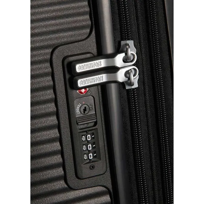 American Tourister Soundbox Spinner 55 Expandable bass black